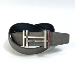 HERMES H belt Ash okare belt Togo gray